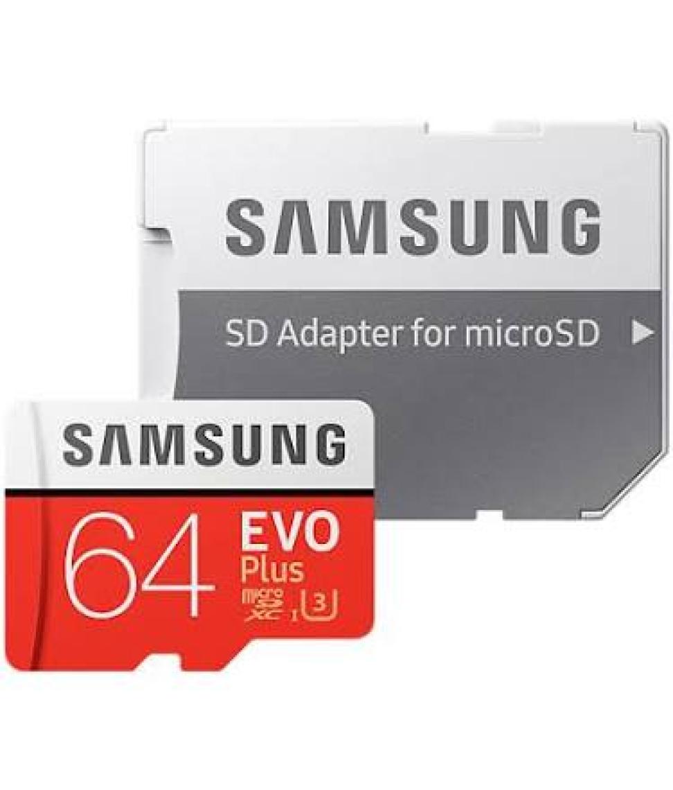 Samsung EVO Plus 64GB 100 MB/s microSDXC Kart (SD Adaptör) MB-MC64GA/TR