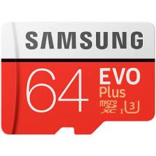 Samsung EVO Plus 64GB 100 MB/s microSDXC Kart (SD Adaptör) MB-MC64GA/TR