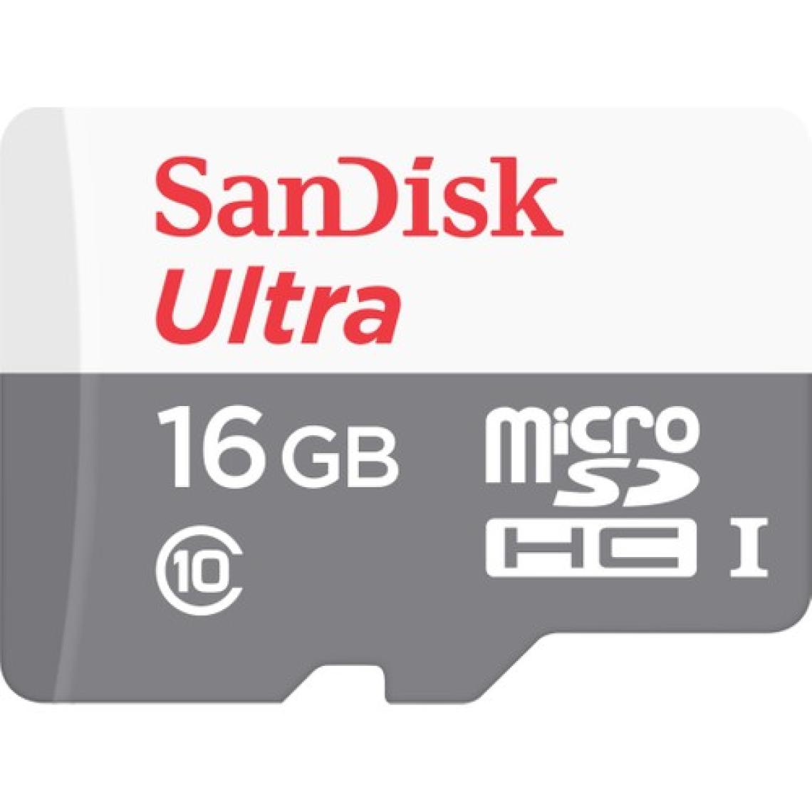 SanDisk Ultra® 16GB 80MB/s microSDHC™/microSDXC™ UHS-I Hafıza Kartı SDSQUNS-016G-GN3MN