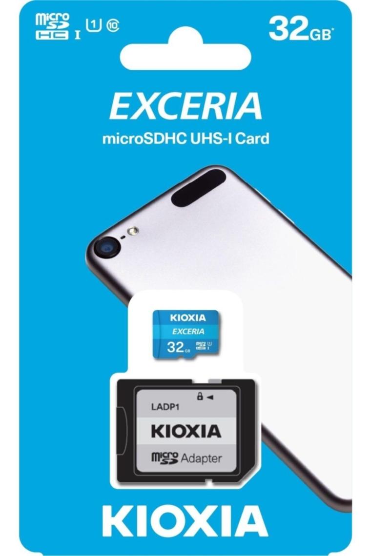 Kioxia Exceria LMEX1L032GG2 Class 10 UHS-I U1 32 GB Micro SD Kart