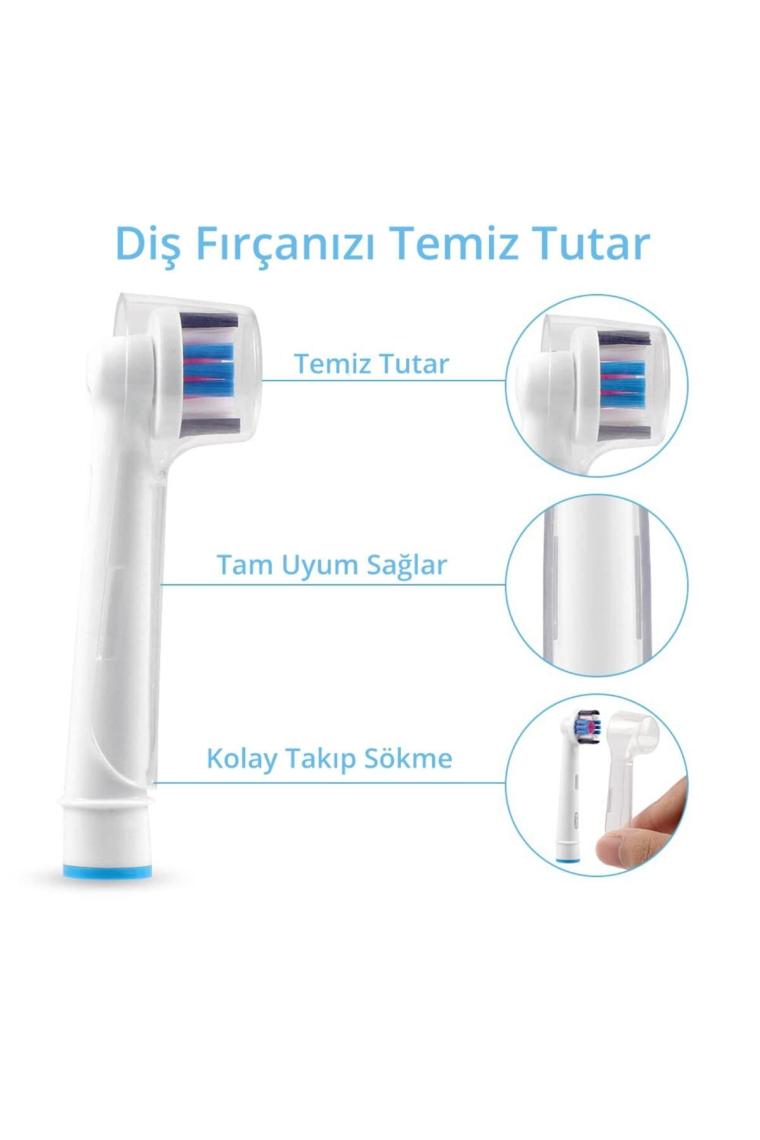 Oral-b Şarjlı ve Pilli Diş Fırçaları Uyumlu  2 Adet Koruyucu Kapak