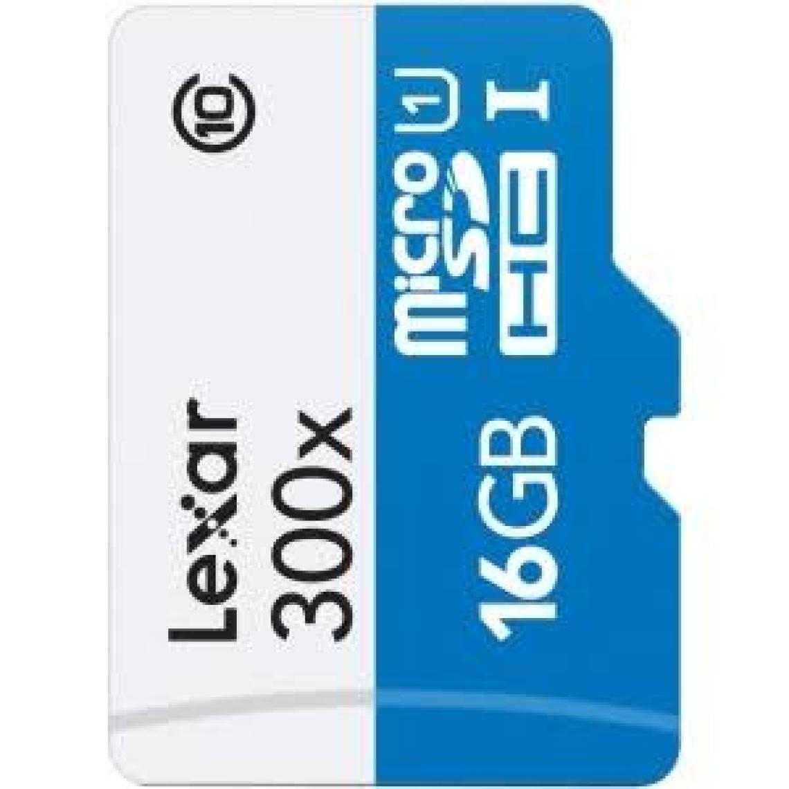 Lexar 16GB microSDHC Class 10 45mb/s Hafıza Kartı (adaptörlü) LSDMI16GBBEU300A