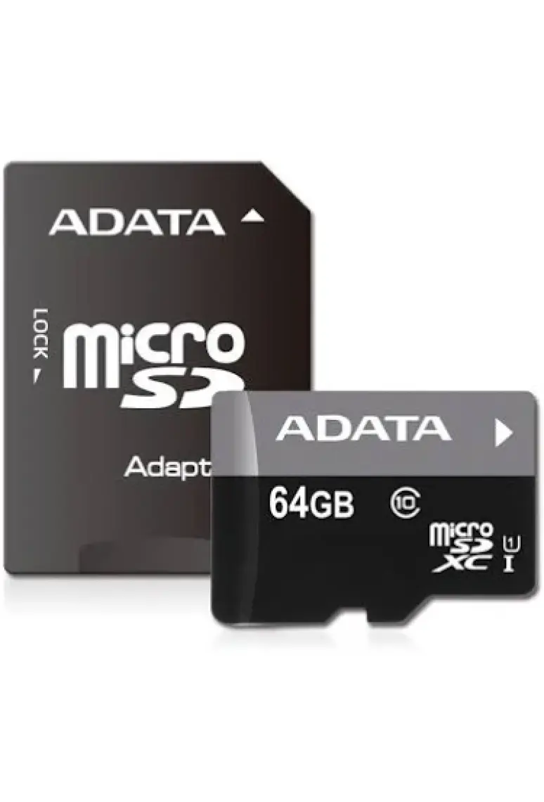 Adata Premier 64GB 80MB/s microSDXC UHS-I Hafıza Kartı + Adaptör AUSDX64GUICL10-RA1