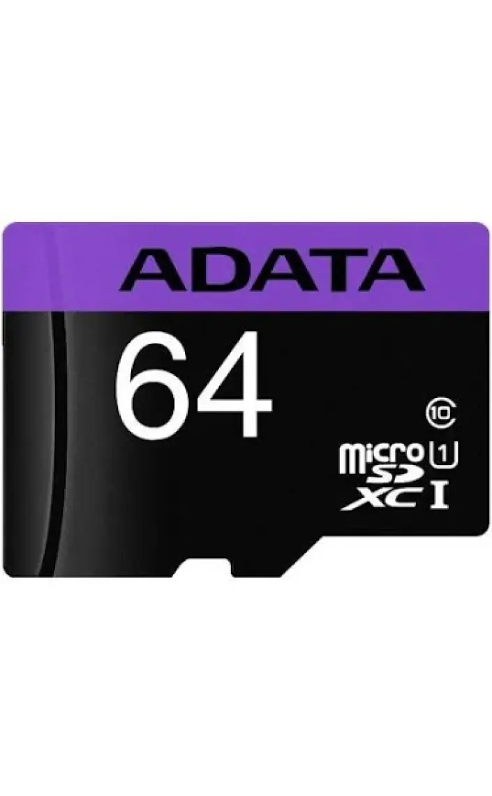 Adata Premier 64GB 80MB/s microSDXC UHS-I Hafıza Kartı + Adaptör AUSDX64GUICL10-RA1