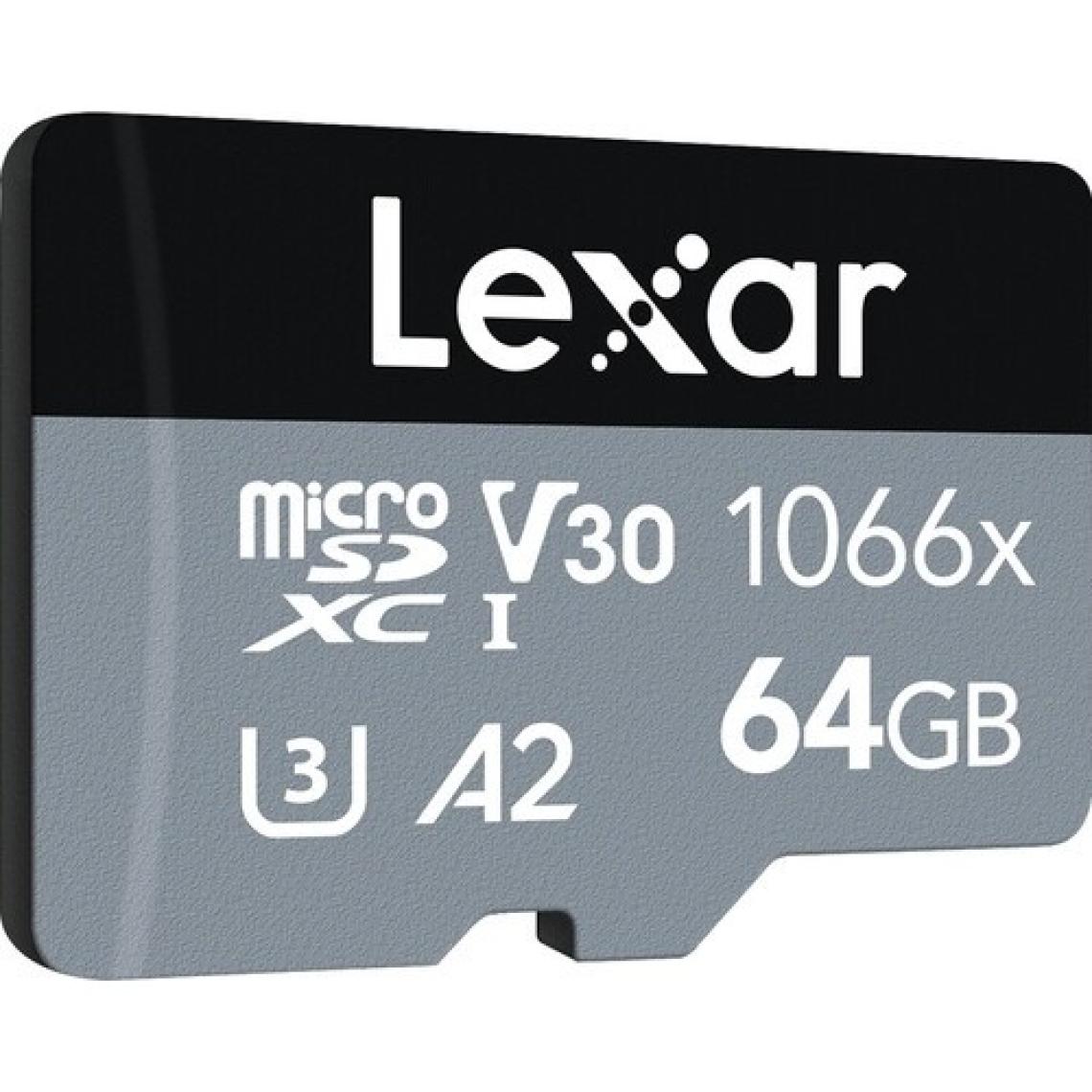 Lexar Professional 1066x Class 10 UHS-I U3 A2 V30 64 GB Micro SD Kart