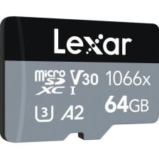 Lexar Professional 1066x Class 10 UHS-I U3 A2 V30 64 GB Micro SD Kart