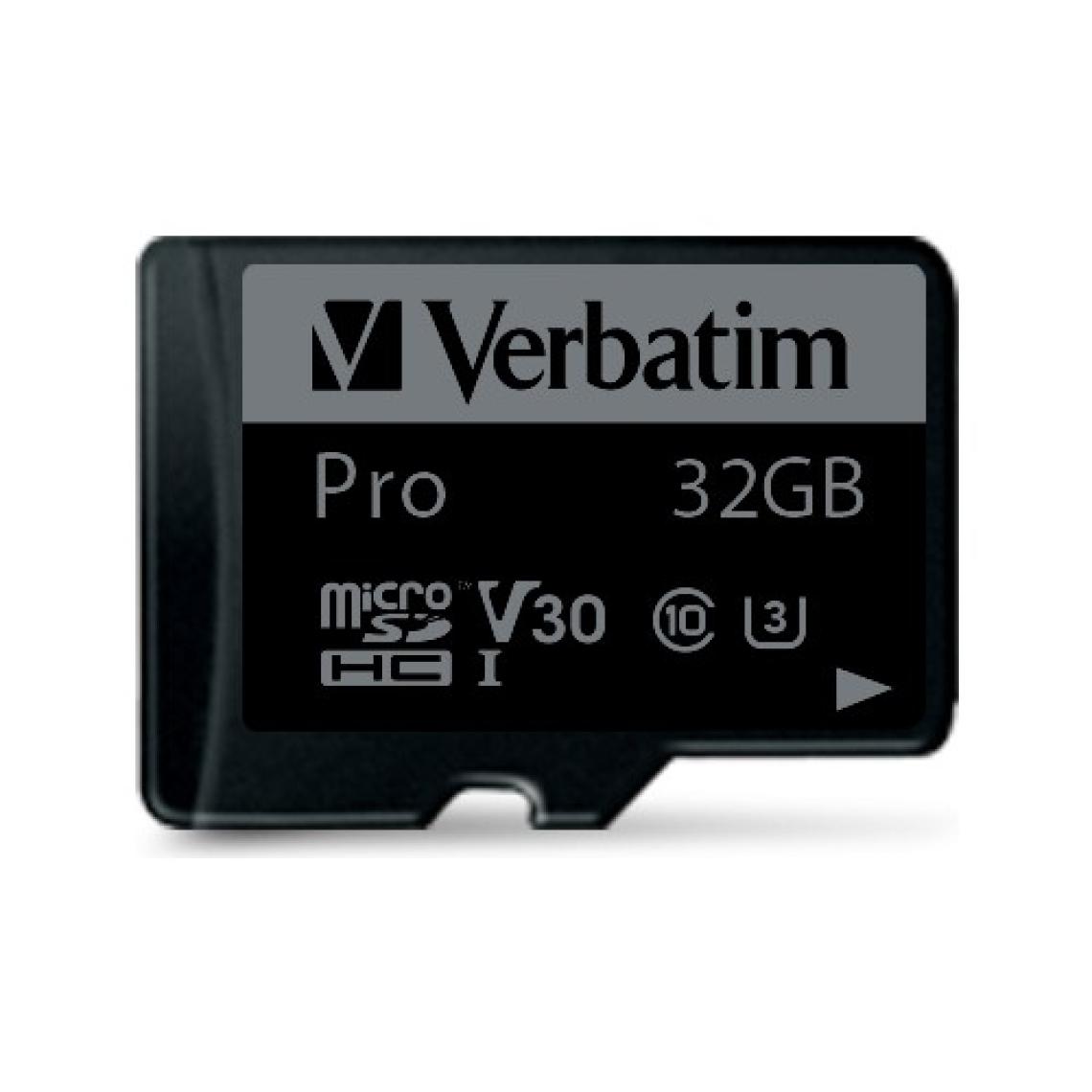 Verbatim Pro U3 Micro SDHC/SDXC Adaptörlü 32 GB Hafıza Kartı