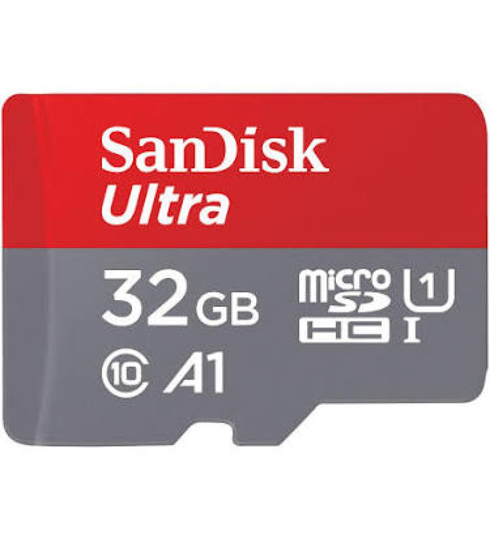 SanDisk Ultra 32GB microSDHC UHS-I Hafıza Kartı SDSQUAR-032G-GN6MN