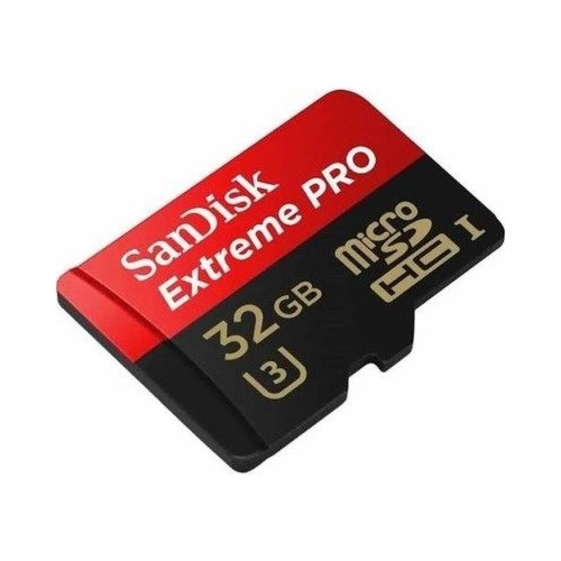 Sandisk Extreme Pro microSDHC 32GB + SD Adapter + Rescue Pro Deluxe 100MB/s A1 C10 SDSQXCG-032G-GN6MA