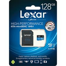Lexar 633x Class 10 UHS-I U1 128 GB Micro SD Kart