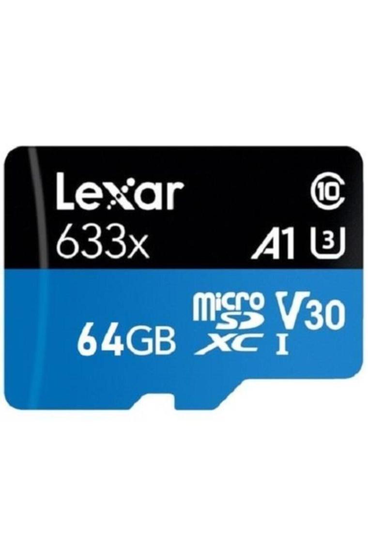 Lexar 633x Class 10 UHS-I U1 64 GB Micro SD Kart