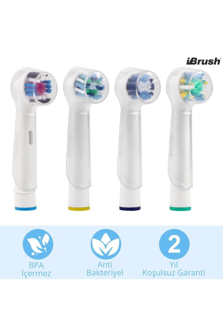 Oral-b Şarjlı Ve Pilli Diş Fırçaları Için 8 Adet Koruyucu Kapak