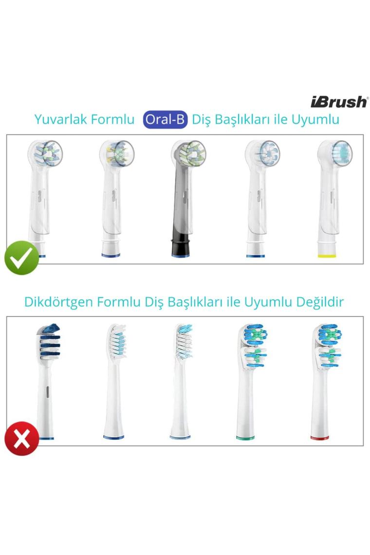 Oral-b Şarjlı Ve Pilli Diş Fırçaları Için 8 Adet Koruyucu Kapak