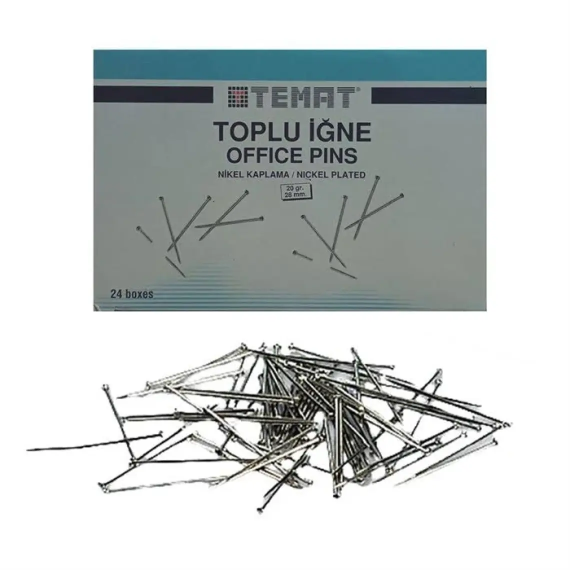 Temat 18043 Toplu İğne 28mm 20 gr