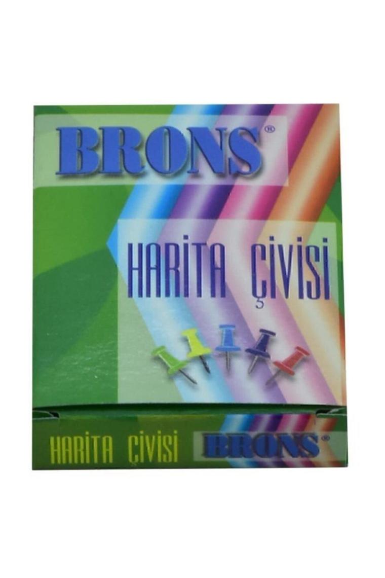 Brons Harita Çivisi Renkli Br-357