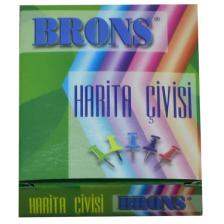 Brons Harita Çivisi Renkli Br-357