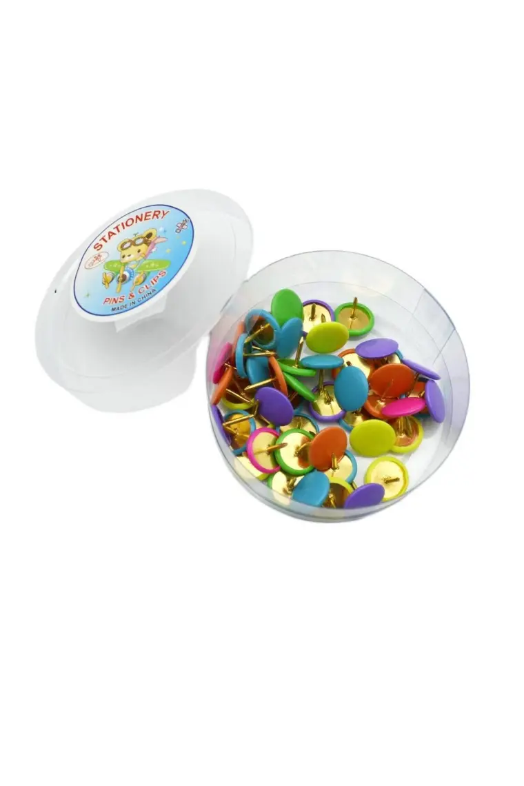 Linea Plastik Başlı Renkli Raptiye 50 Li (RP50)