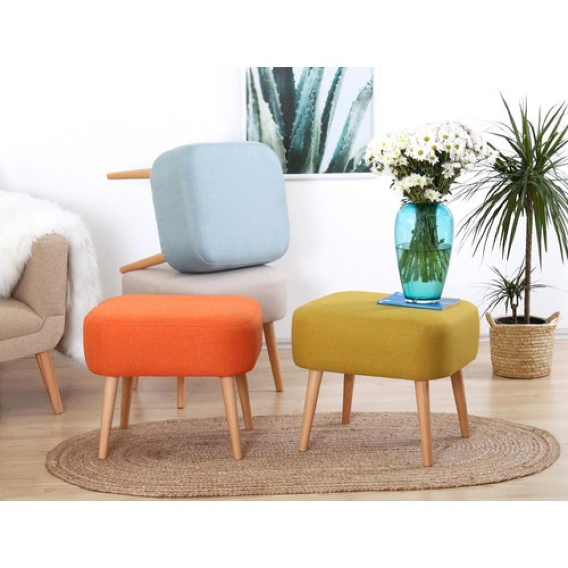 Lorence Home Parrot Puf - Sarı