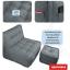 Xpermate x permate Puffymod Dekoratif Kare Puf Orta Sehpa Ayak Uzatma Puf 40 x 40  cm  Gri