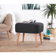 Lorence Home Parrot Puf - Koyu Gri
