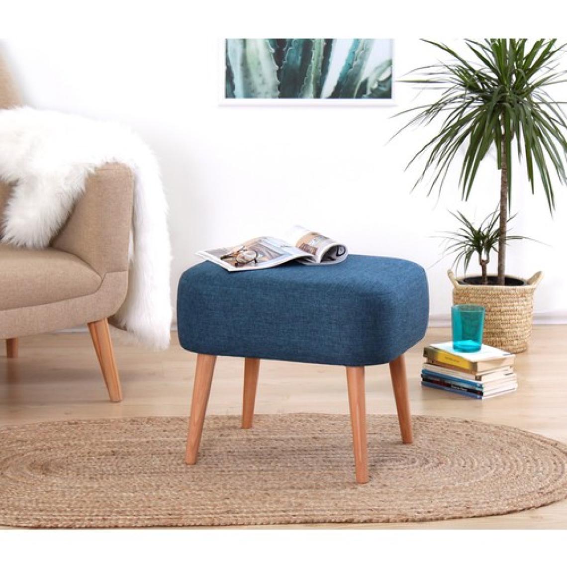 Lorence Home Parrot Puf - Mavi