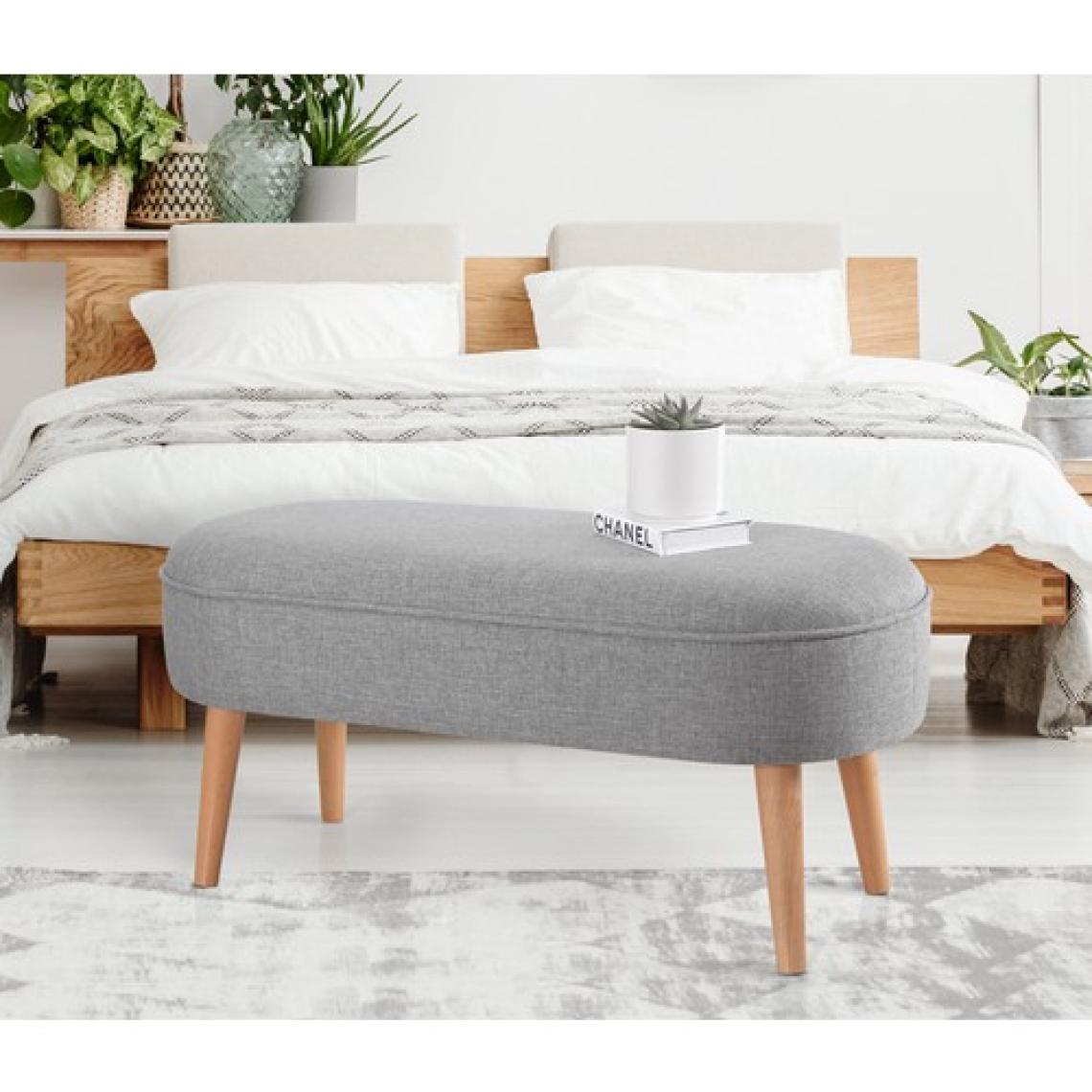 Lorence Home Lednok Bench Puf  Gri