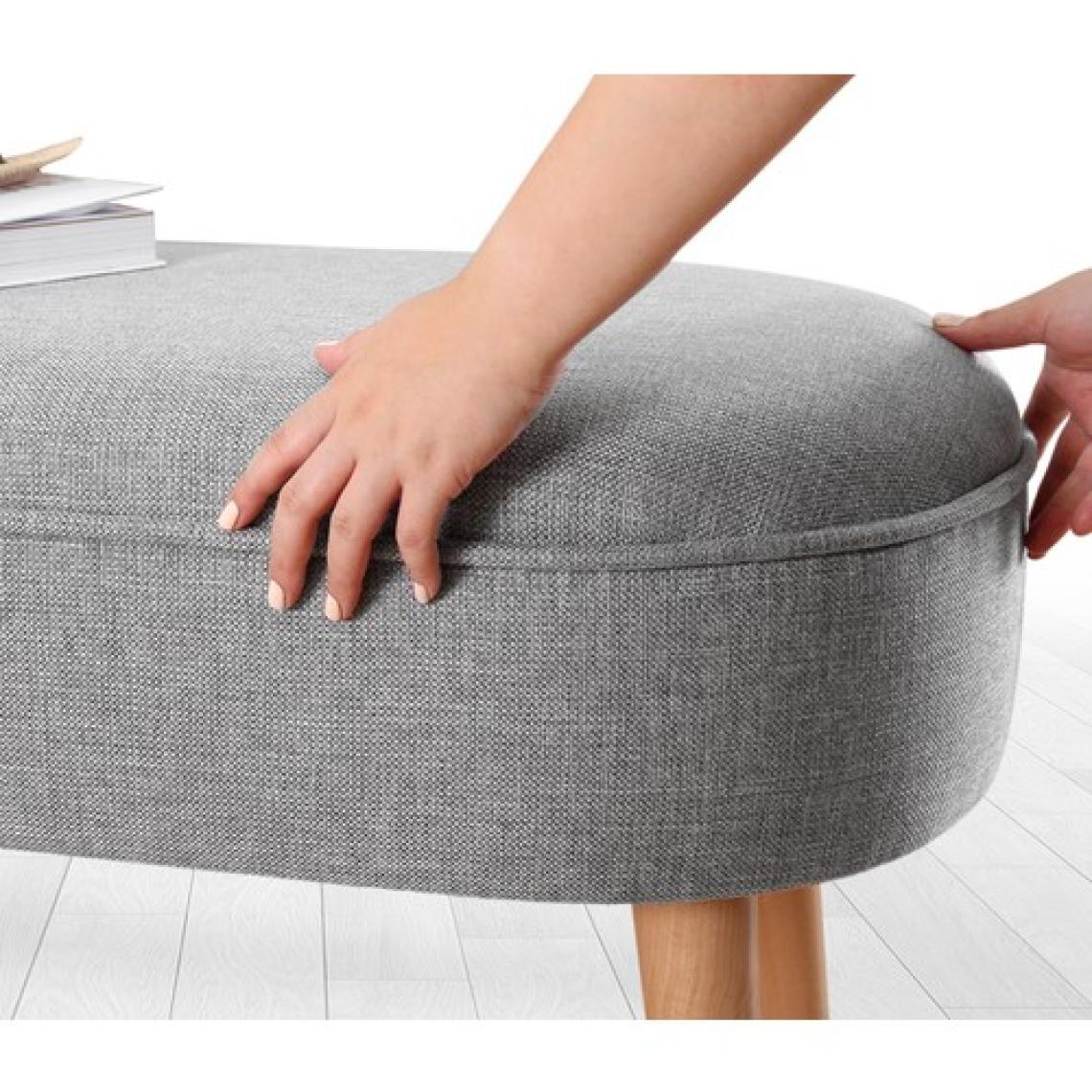 Lorence Home Lednok Bench Puf  Gri