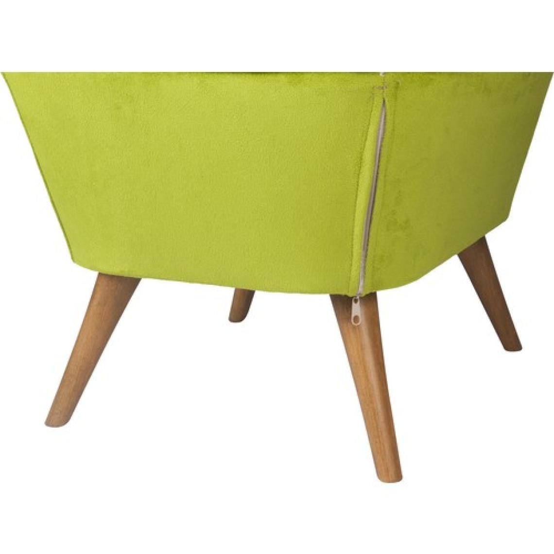 Ze10 Design Lake View Puf 01 Fıstık Yeşili