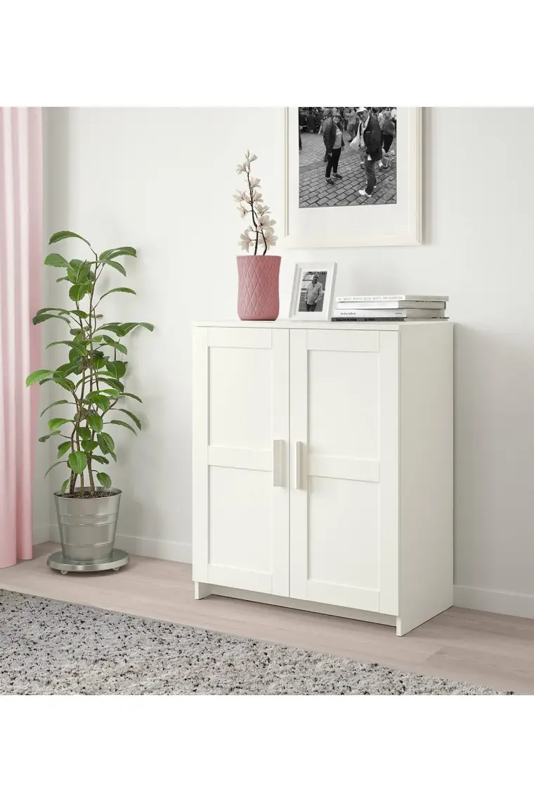 Dekorex KNS-104-Beyaz 2 Kapaklı Konsol