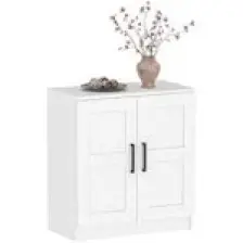 Dekorex KNS-104-Beyaz 2 Kapaklı Konsol