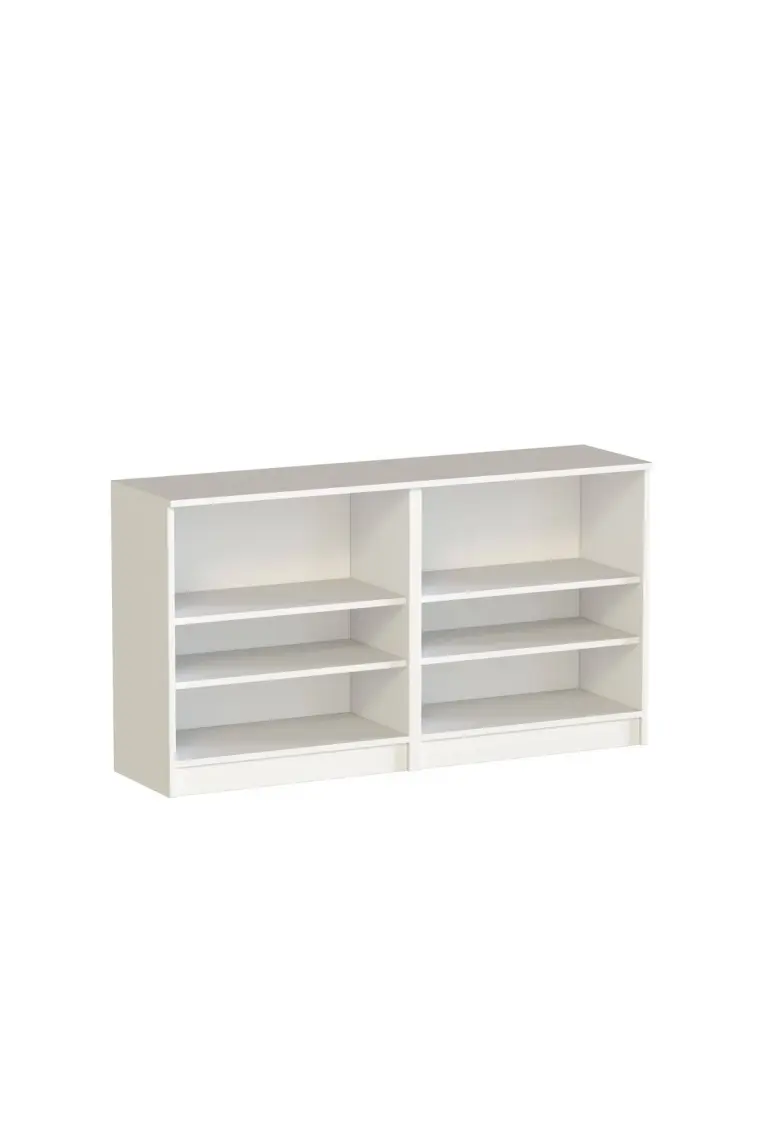 KNS-204-K-Beyaz Camlı 4 Kapaklı Konsol