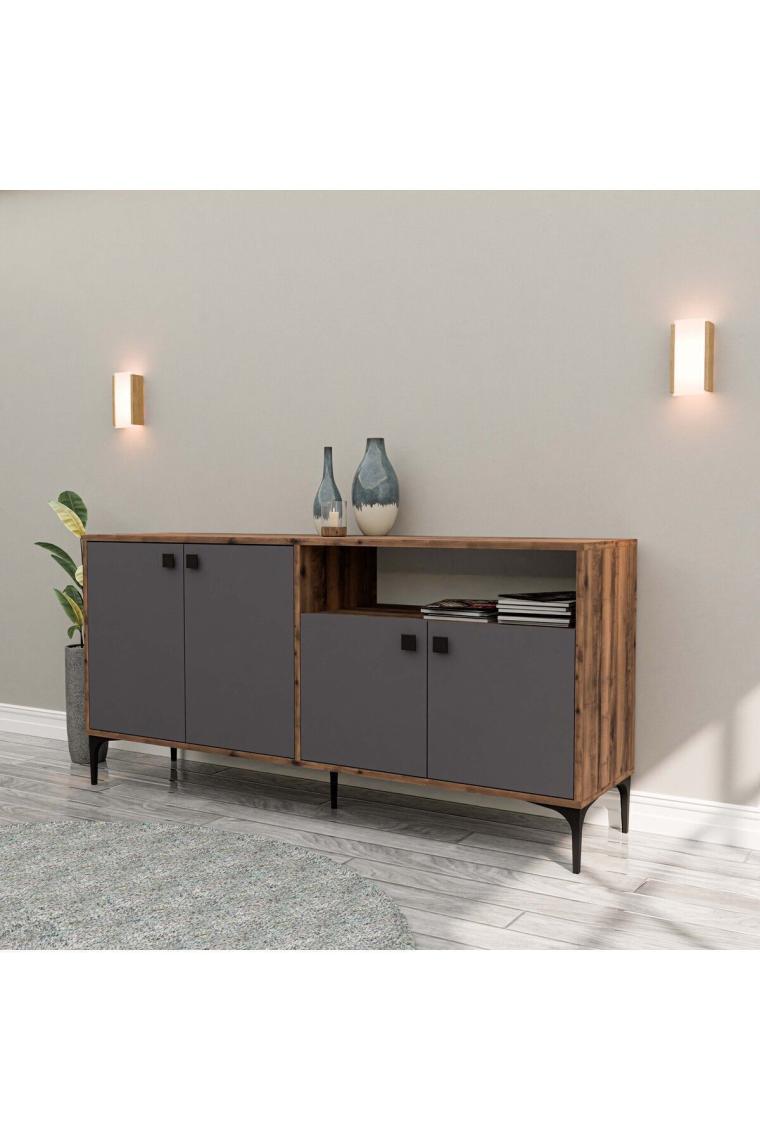 Mezza 1644 Artemıs 160 Lık Modern Konsol Hat-Antrasit