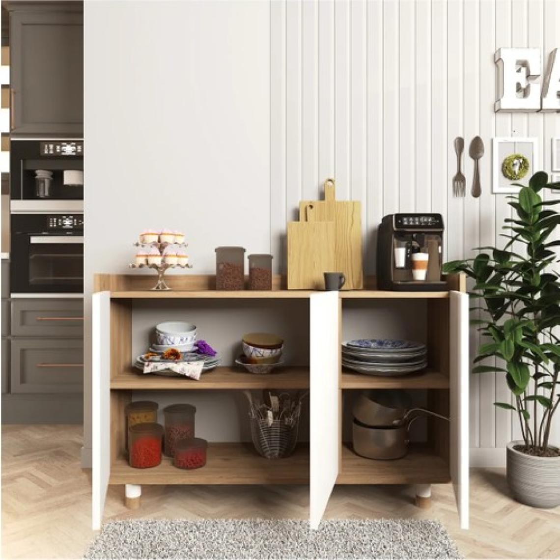 Cool Home Ala Kahve Köşesi, Çok Amaçlı Dolap Sepet -Beyaz