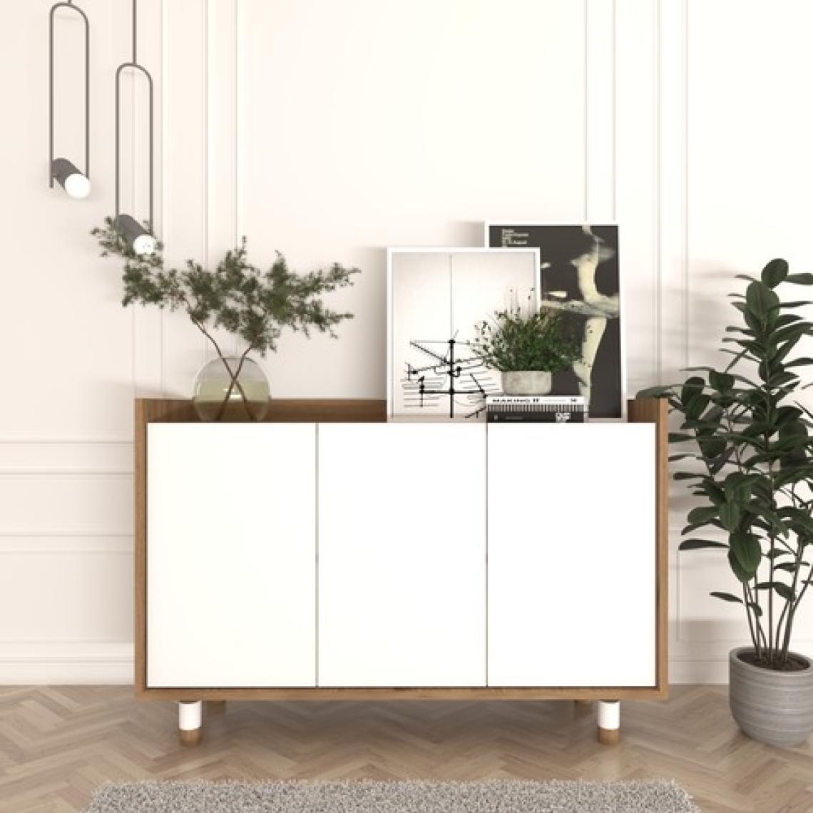 Cool Home Ala Çok Amaçlı Konsol Sepet-Beyaz