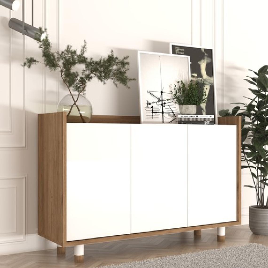 Cool Home Ala Çok Amaçlı Konsol Sepet-Beyaz