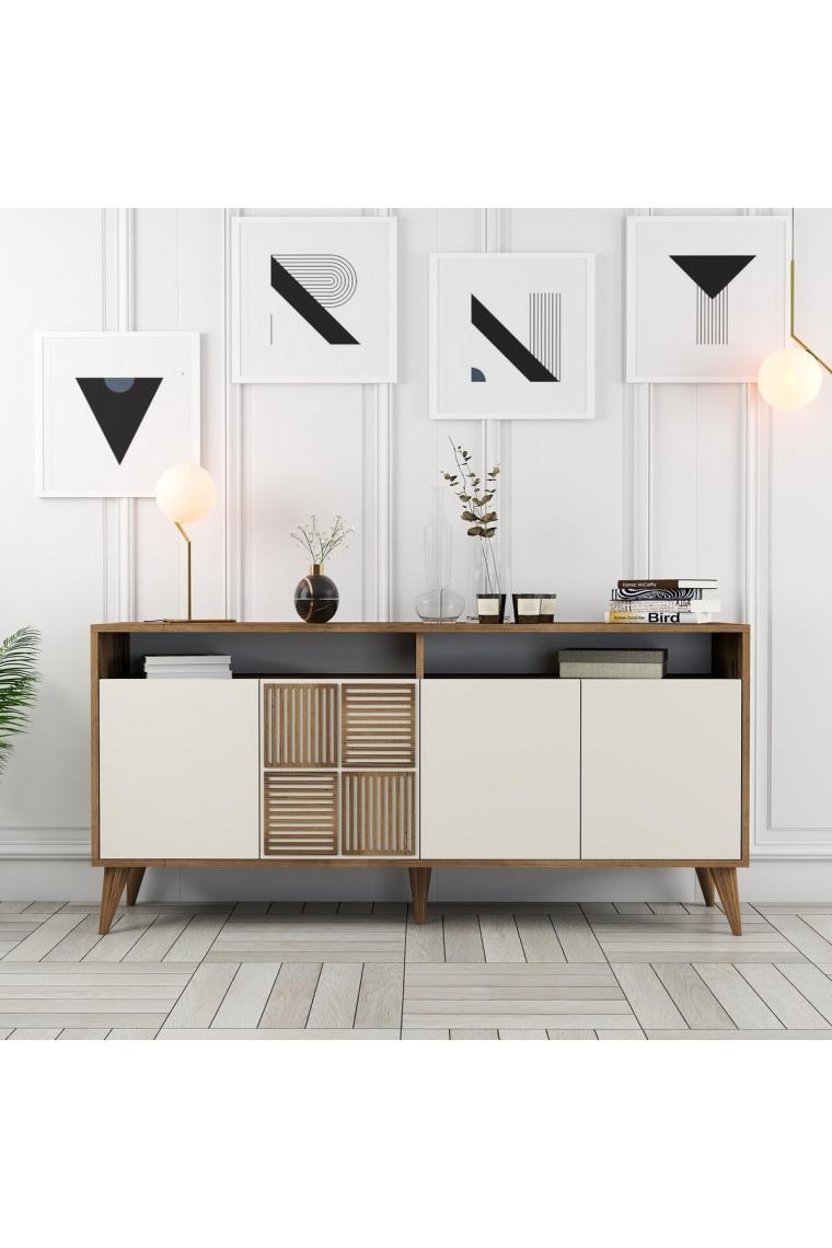 Variant Mobilya Variant Milan 160CM Konsol - Ceviz / Krem