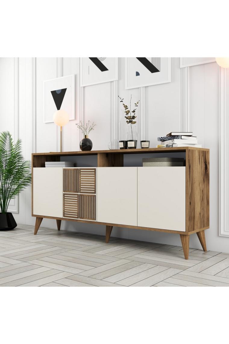Variant Mobilya Variant Milan 160CM Konsol - Ceviz / Krem