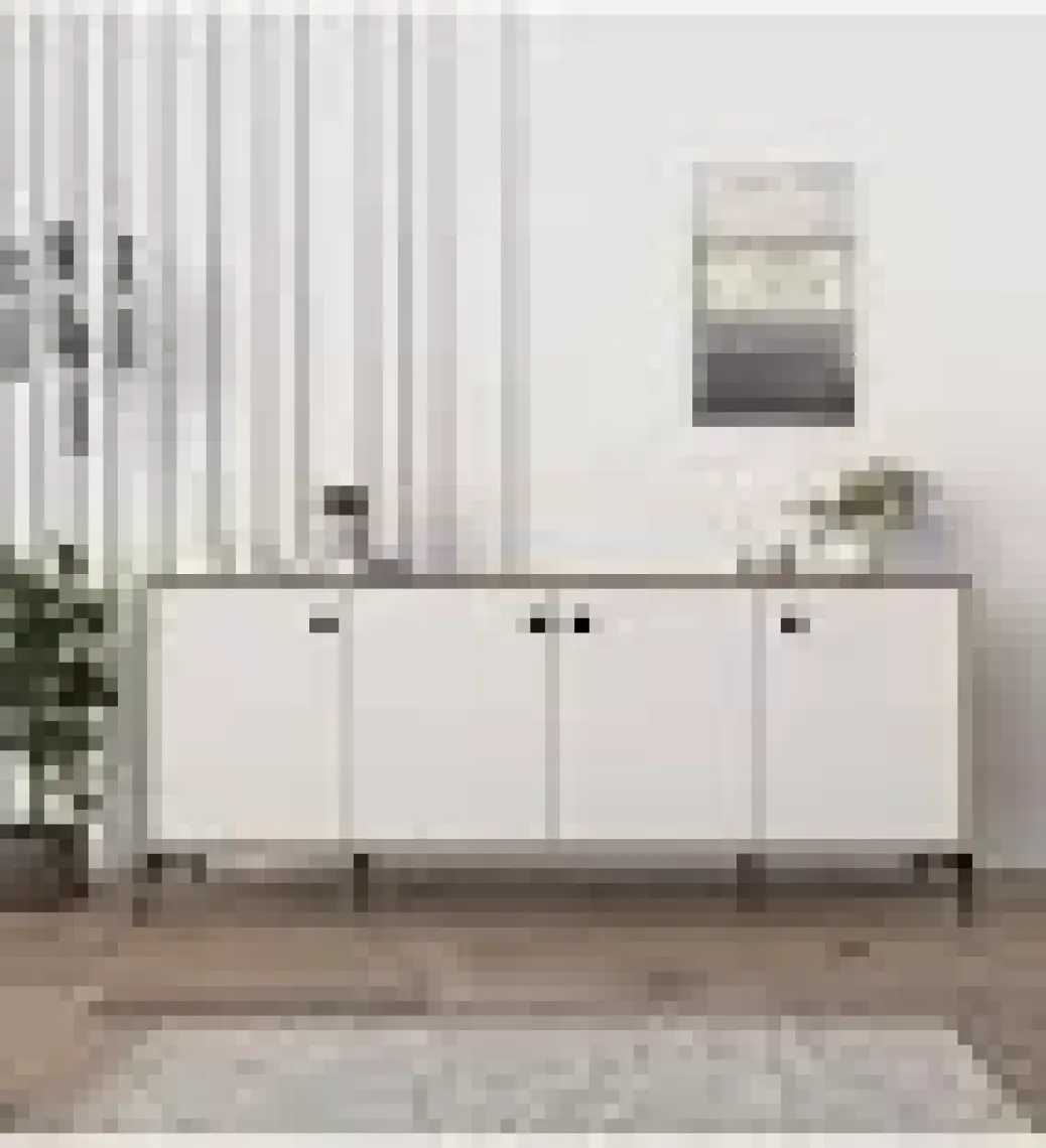 Cool Home Eylül Modern Konsol 180 cm  Sepet-Beyaz