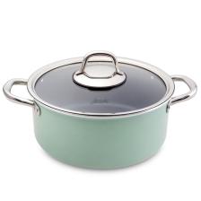 Mint Green 7 Parça Granit Tencere Seti