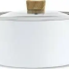 Swiss Crystal Creamy Wood Tencere 24 cm