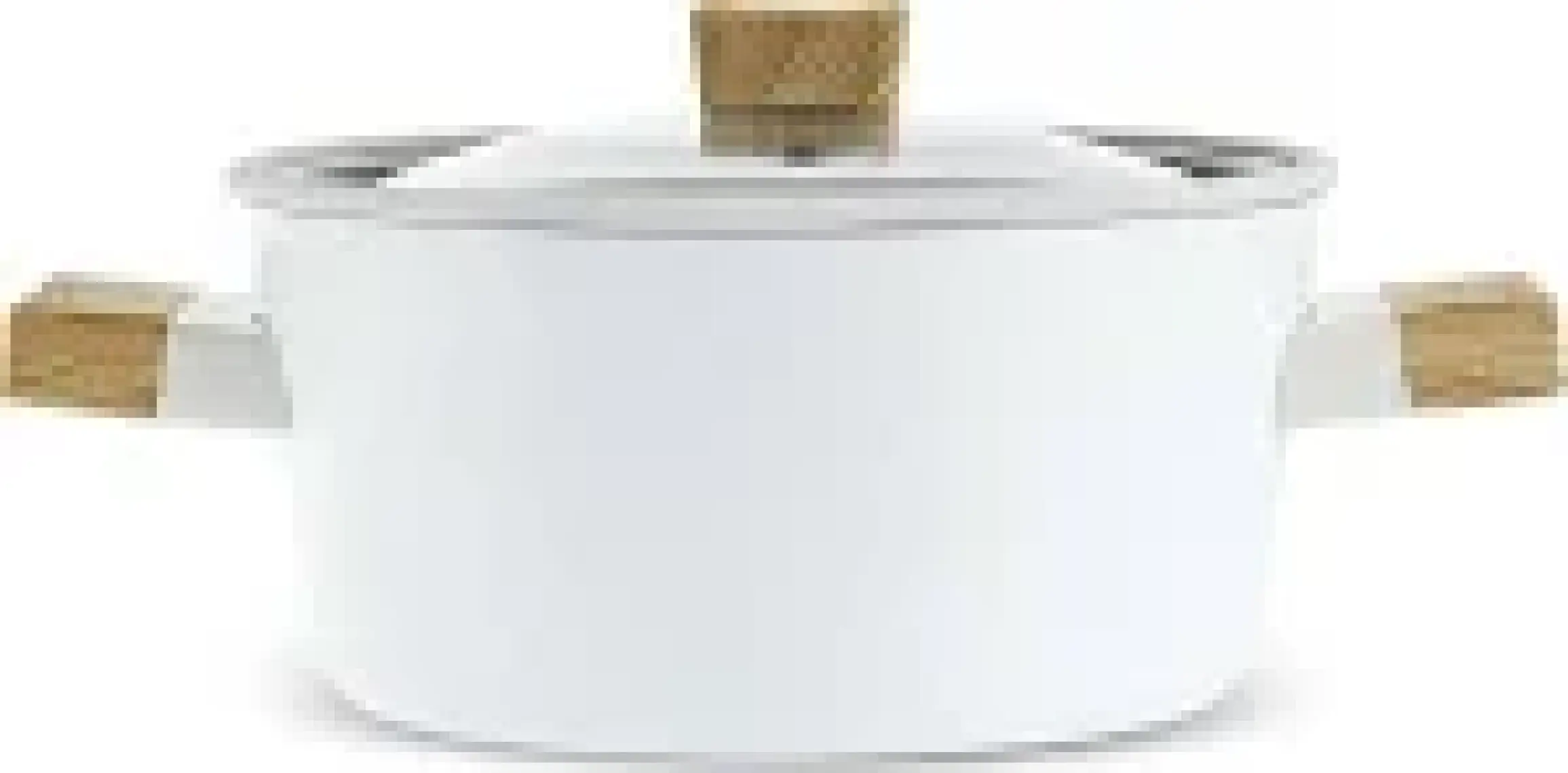 Swiss Crystal Creamy Wood Tencere 24 cm