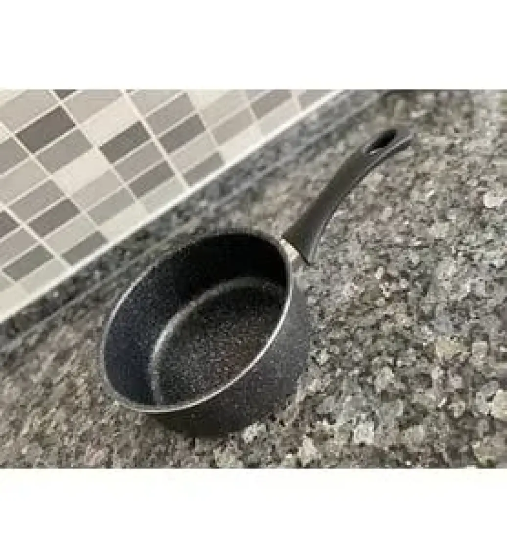 Siyah Granit Sosluk (Sütlük) Tava 16 cm