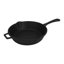 Döküm Yuvarlak Kızartma Tavası Döküm Demir Yekpare Saplı. ÇAP(Ø)24CM