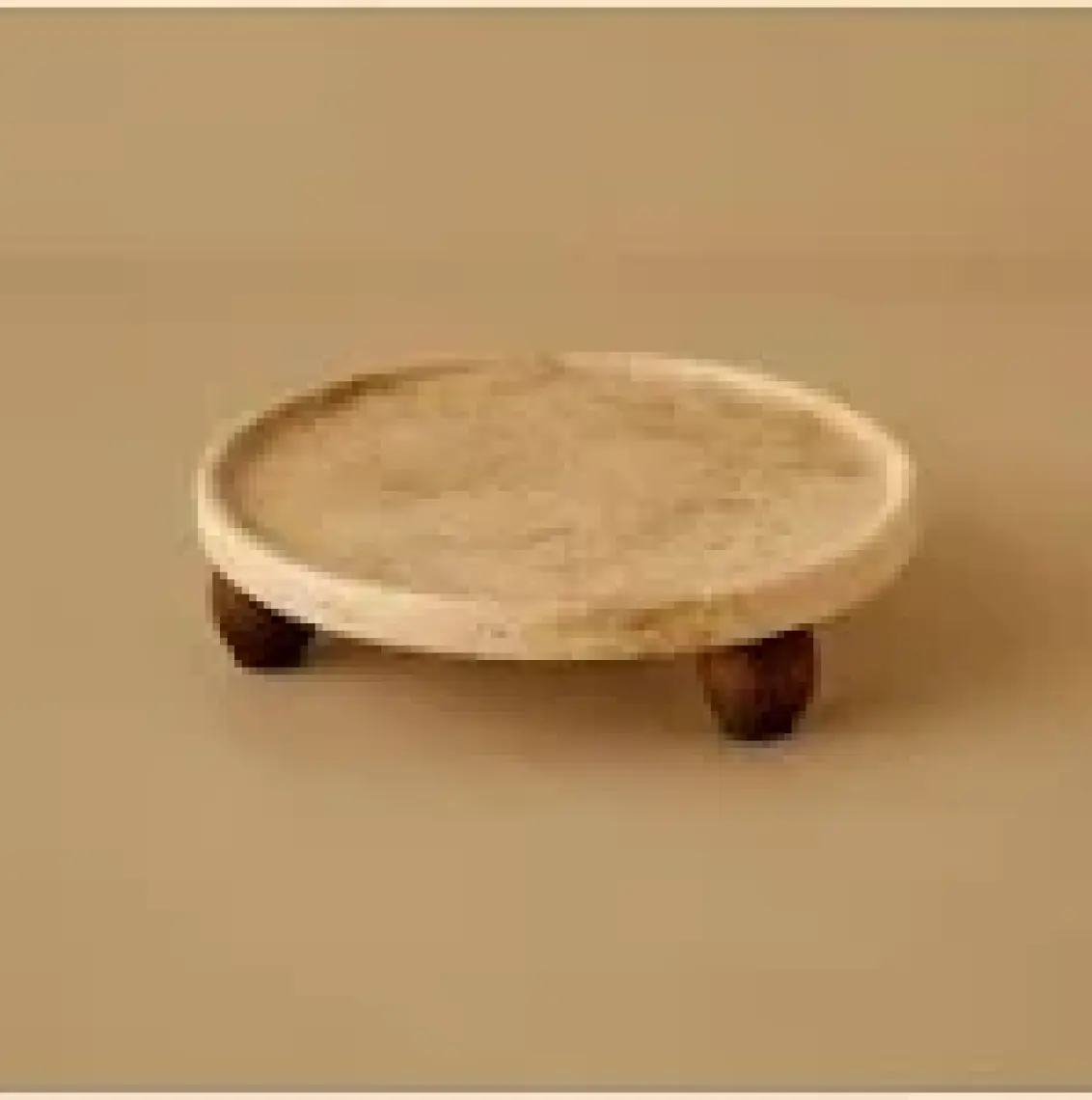 Bella Maison Ephesus Traverten Sunum Standı Naturel (25 cm)