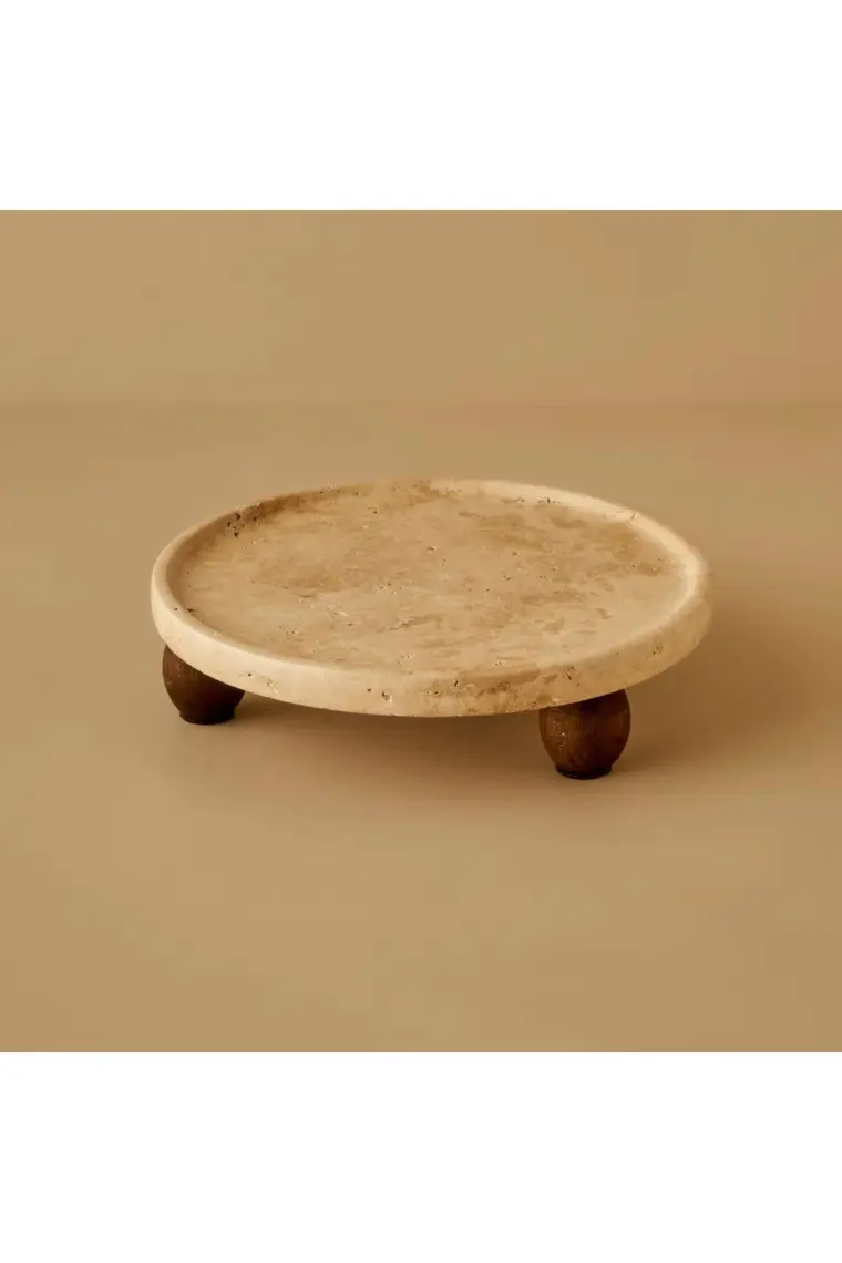 Bella Maison Ephesus Traverten Sunum Standı Naturel (25 cm)