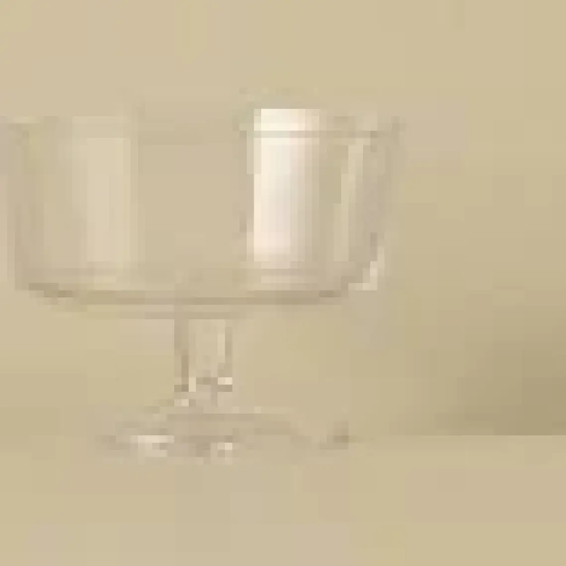 Bella Maison Alis 17 cm Doğal Sunum Standı - 1 Adet, Düz Desenli, Özel Günler ve Partiler İçin İdeal