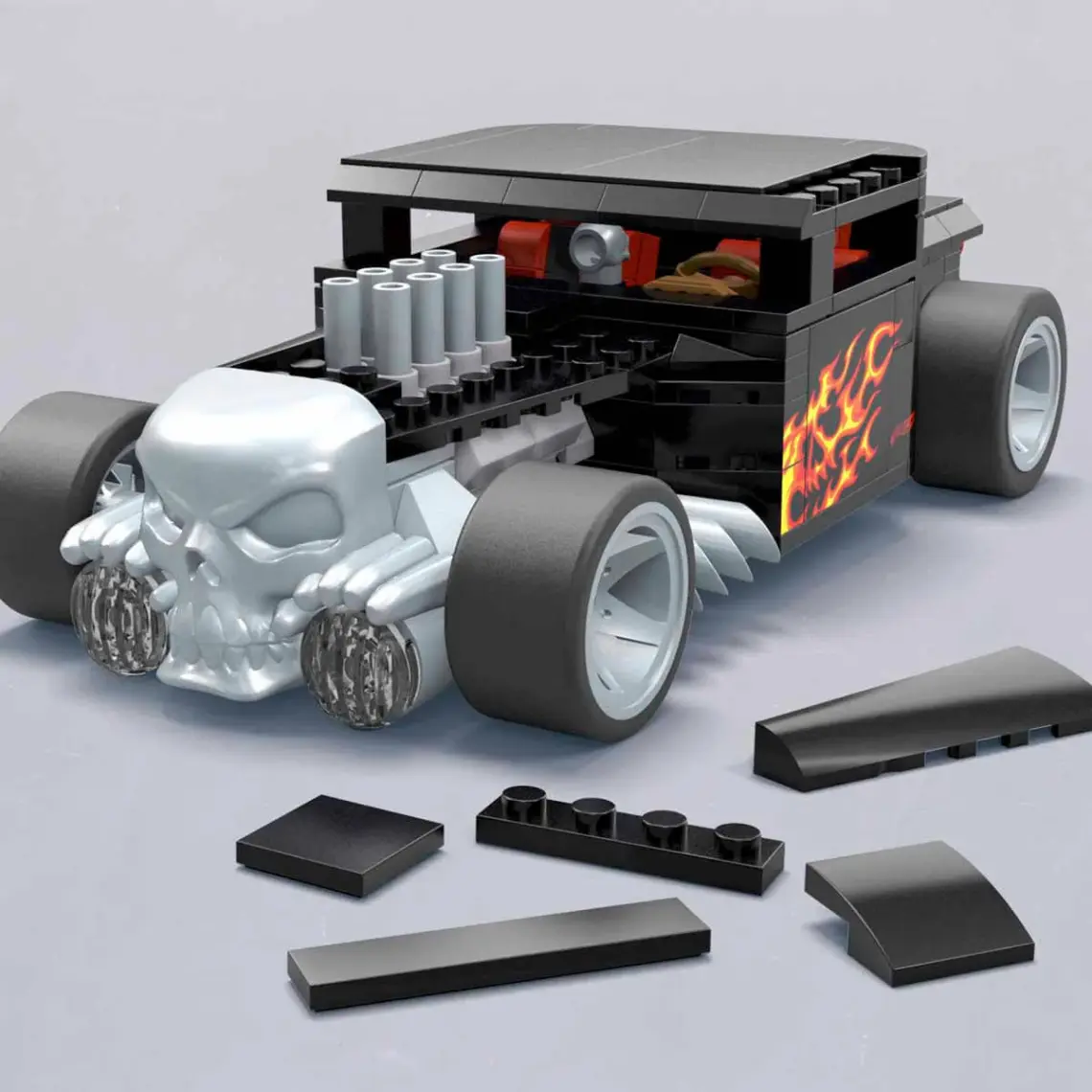 HRY17 Mega Hot Wheels Bone Shaker 334 Parça +5 Yaş