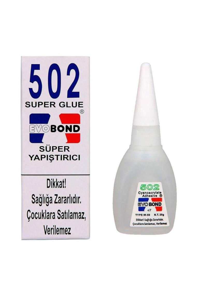 Evobond 502 Süper Japon Yapıştırıcı (50 Adet)