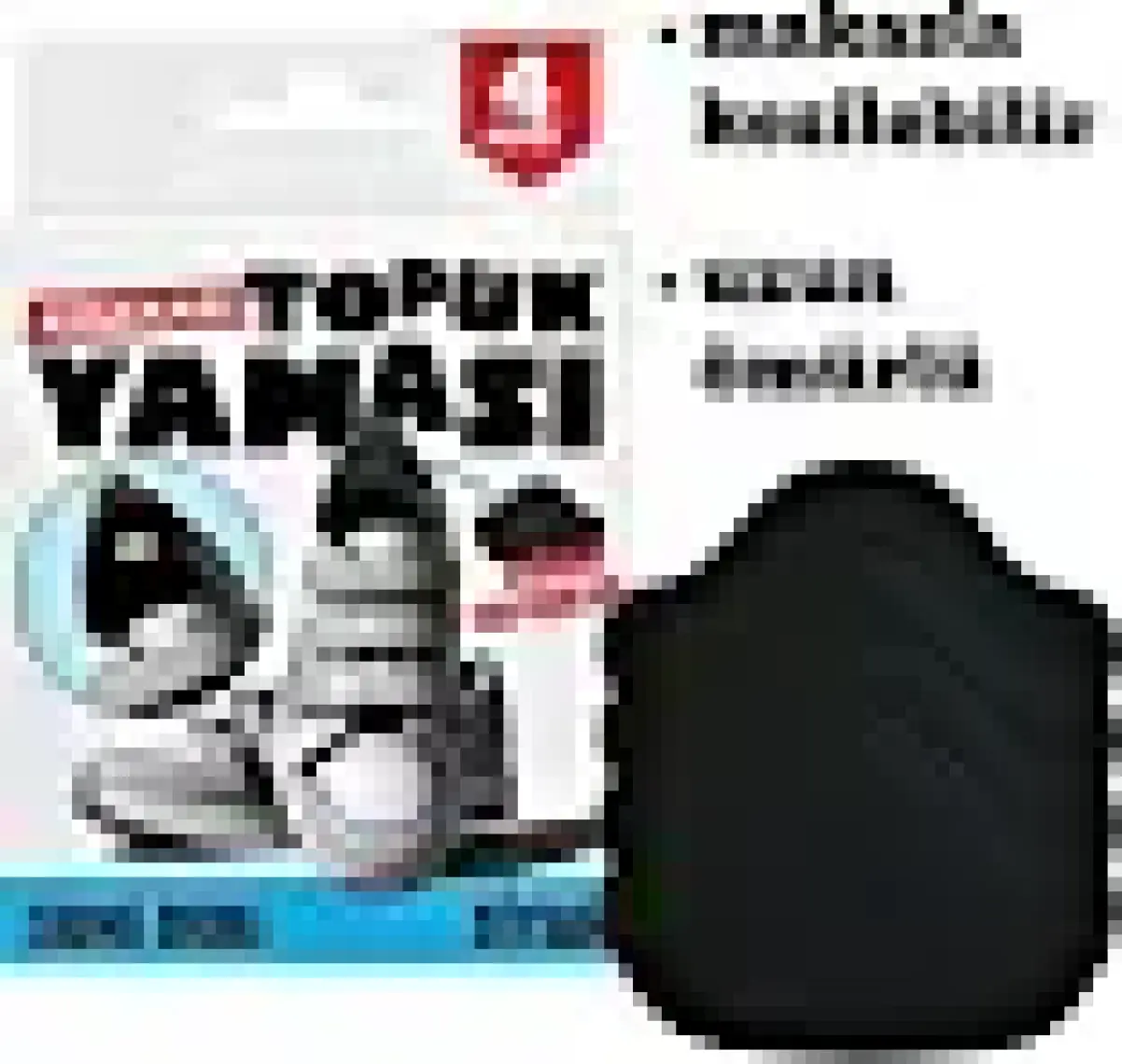 Geseus Ayakkabı Topuk Yaması Ayakkabı Tamir Yaması Sunni Deri Kendinden Yapışkanlı-Siyah