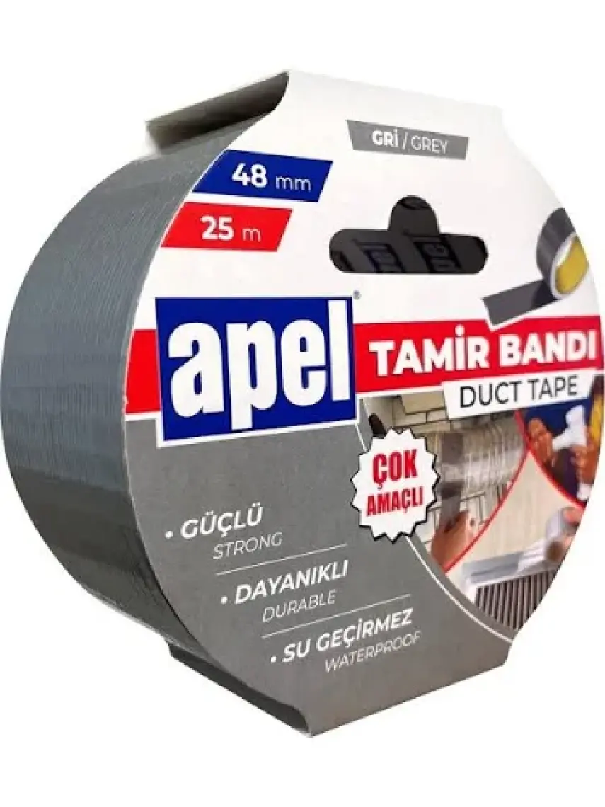 Apel Apel Tamir Bantı 48 mm x 25 M Gri